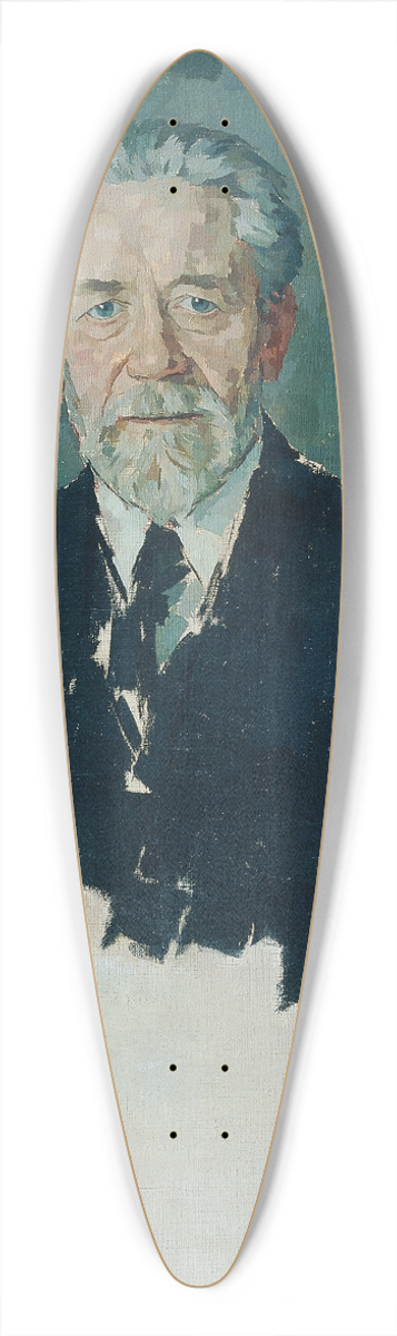 Ferdinand Matthias Zerlacher - Professor Friedrich Becke 39.3 inch art pintail longboard deck