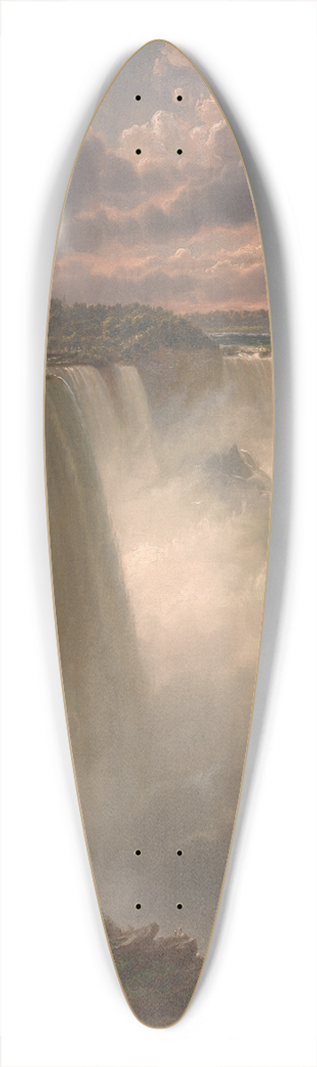 Ferdinand Richardt - NiagaraFalls 39.3 inch art pintail longboard deck