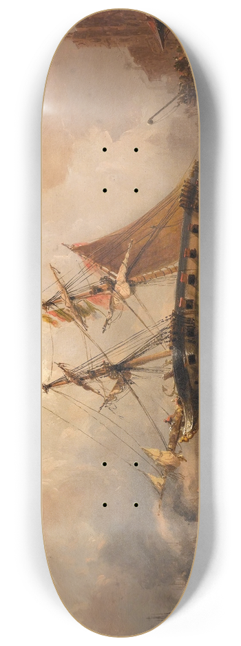 Carlo Bossoli - Die Themse 8.25 inch art skate deck