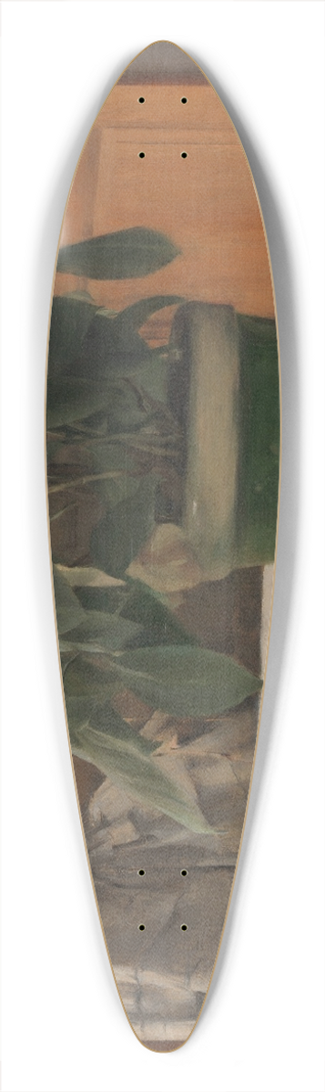 Fernand Khnopff - Hortensia 39.3 inch art pintail longboard deck
