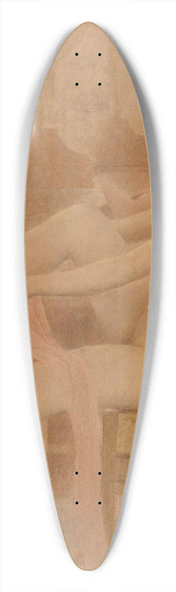 Fernand Pelez - Danseuse dans sa loge enfilant un collant 39.3 inch art pintail longboard deck