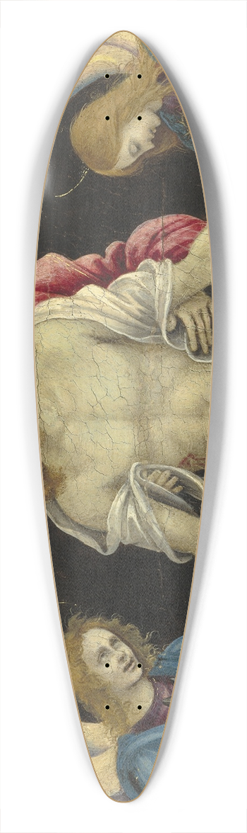 Filippino Lippi - Piet (The Dead Christ Mourned by Nicodemus and Two Angels) 39.3 inch art pintail longboard deck