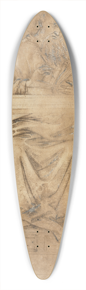 Filippino Lippi - St. Jerome in His Study 39.3 inch art pintail longboard deck
