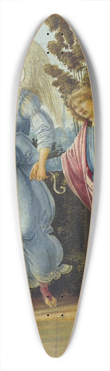 Filippino Lippi - Tobias and the Angel 39.3 inch art pintail longboard deck