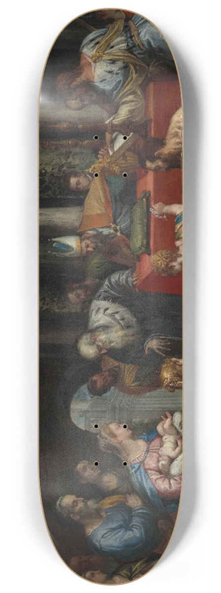 Carlo Caliari - The presentation in the temple 8.25 inch art skate deck