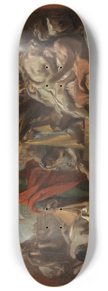 Carlo Carlone - Die Apostel Petrus und Paulus, Kranke heilend 8.25 inch art skate deck