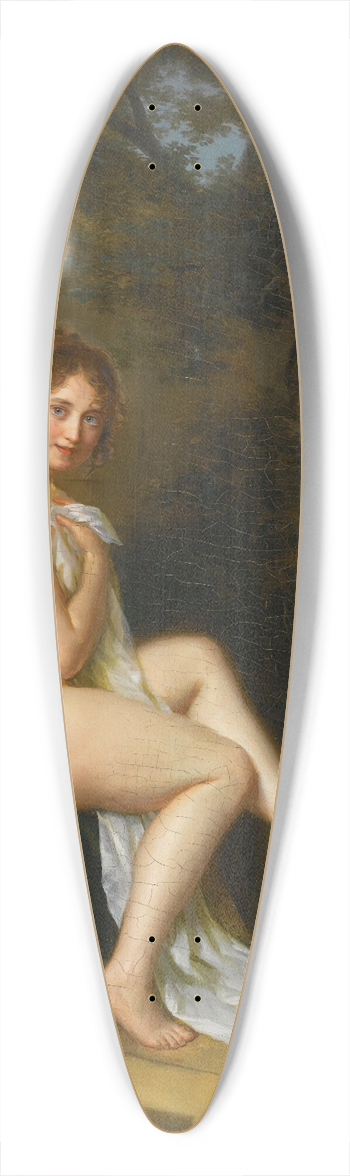 Firmin Massot - A Nude At Her Bath 39.3 inch art pintail longboard deck