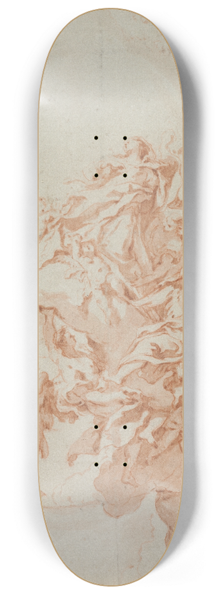 Carlo Carlone - The Assumption of the Virgin 8.25 inch art skate deck