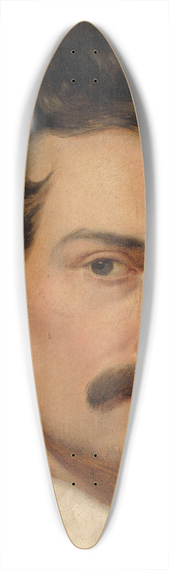 Flix de Vigne - Self-Portrait 39.3 inch art pintail longboard deck