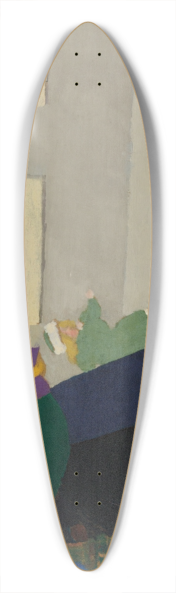 Flix Vallotton - En promenade 39.3 inch art pintail longboard deck