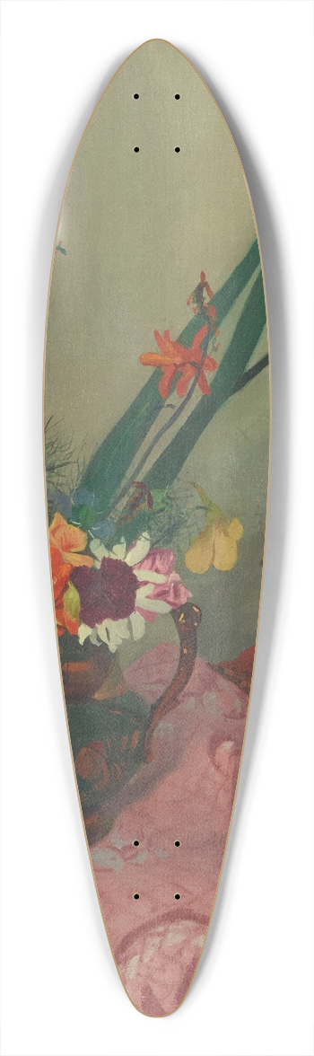 Flix Vallotton - Le pot mordor 39.3 inch art pintail longboard deck