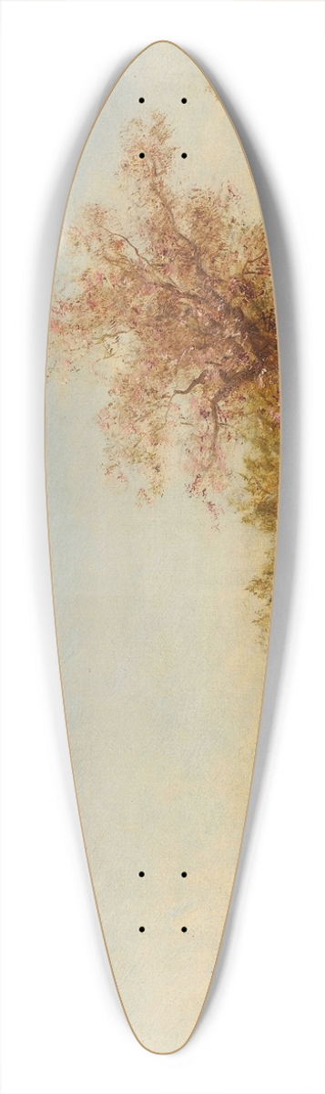 Flix Ziem - Lembouchure Du Bosphore 39.3 inch art pintail longboard deck