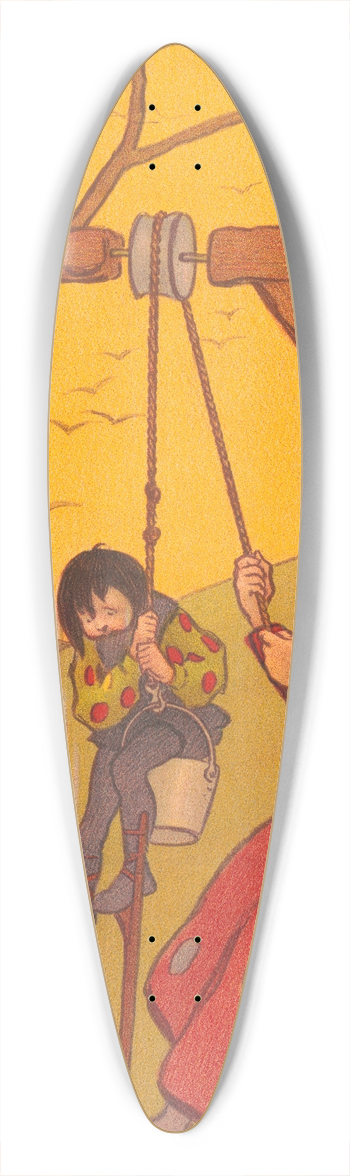 Florence Harrison - Part 3 of the tale of Topply Tilts 39.3 inch art pintail longboard deck