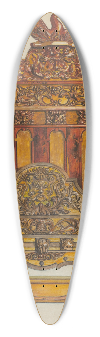 Florence Truelson - Bedstead 39.3 inch art pintail longboard deck
