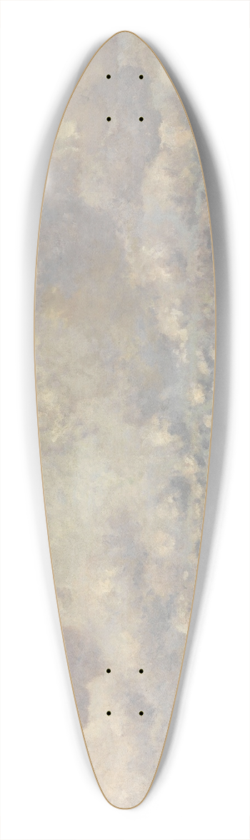 Florent Crabeels - Winter in the Kempen 39.3 inch art pintail longboard deck