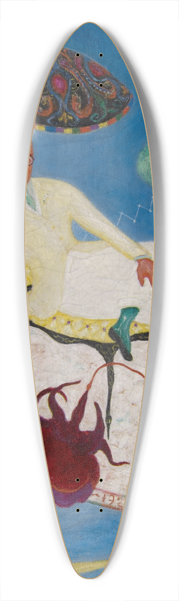 Florine Stettheimer - Joseph Hergesheimer 39.3 inch art pintail longboard deck