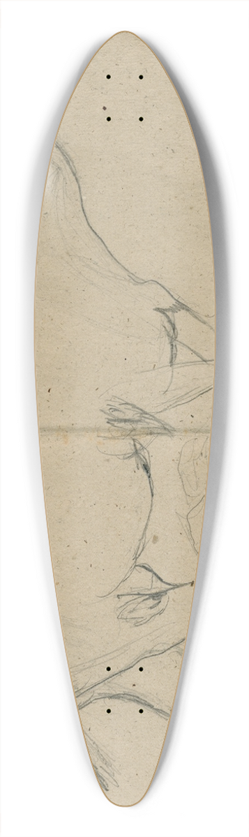 Floris Verster - Dromedary 39.3 inch art pintail longboard deck