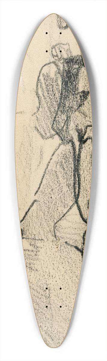 Floris Verster - Farmhouse 39.3 inch art pintail longboard deck