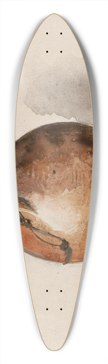 Floris Verster - Pitcher 39.3 inch art pintail longboard deck