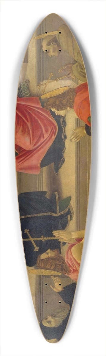 Follower Of Botticelli - The Coronation of the Virgin 39.3 inch art pintail longboard deck