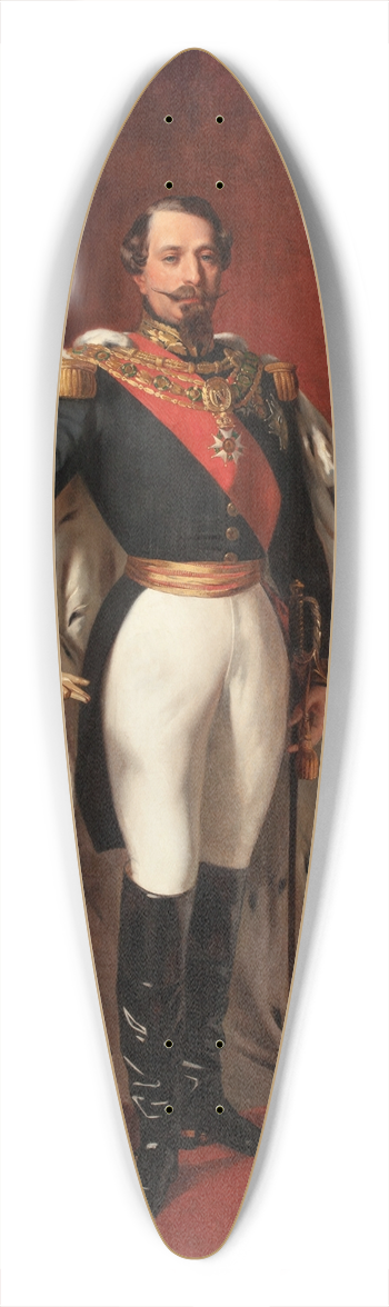 Follower Of Franz Xaver Winterhalter - Portrait en lEmpereur Napolon III 39.3 inch art pintail longboard deck