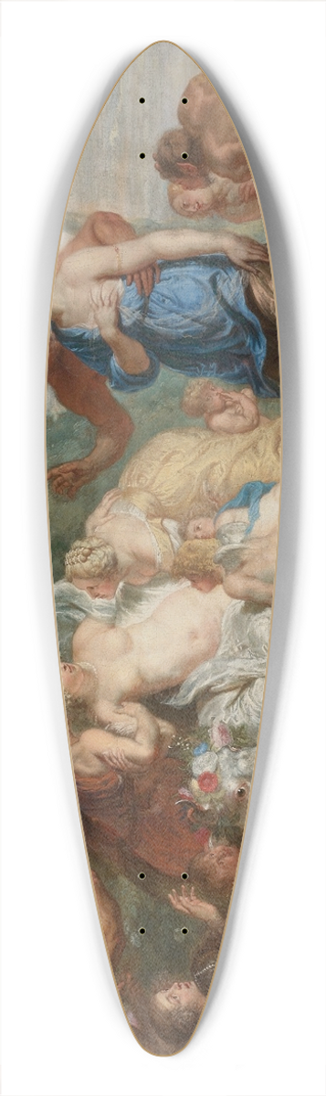 Follower of Peter Paul Rubens - Rape Of Europa 39.3 inch art pintail longboard deck