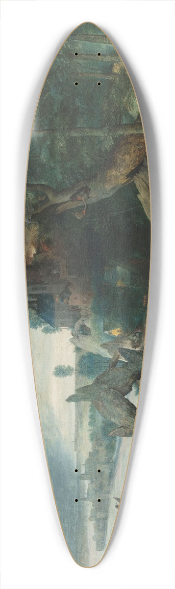 Follower of Pieter Bruegel the Elder - The Temptation of Saint Anthony 39.3 inch art pintail longboard deck