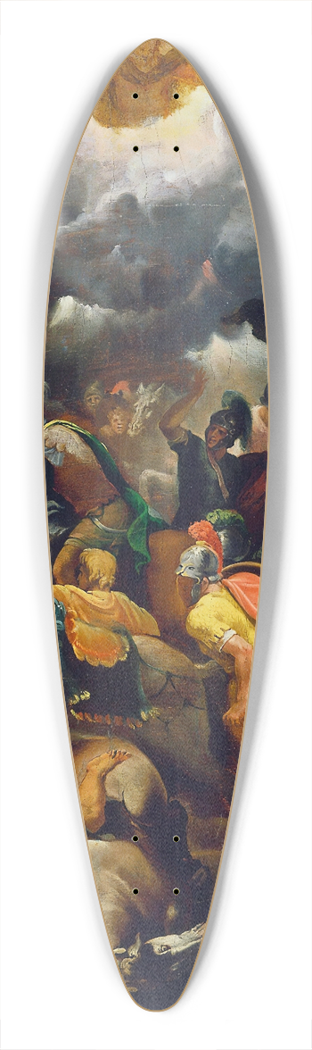 Follower of Raphael - The Conversion of Saul 39.3 inch art pintail longboard deck