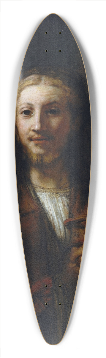 Follower of Rembrandt van Rijn - Christ with a Staff 39.3 inch art pintail longboard deck