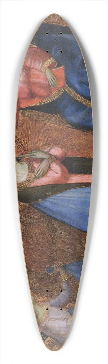 Fra Angelico - Coronation of the Virgin 39.3 inch art pintail longboard deck