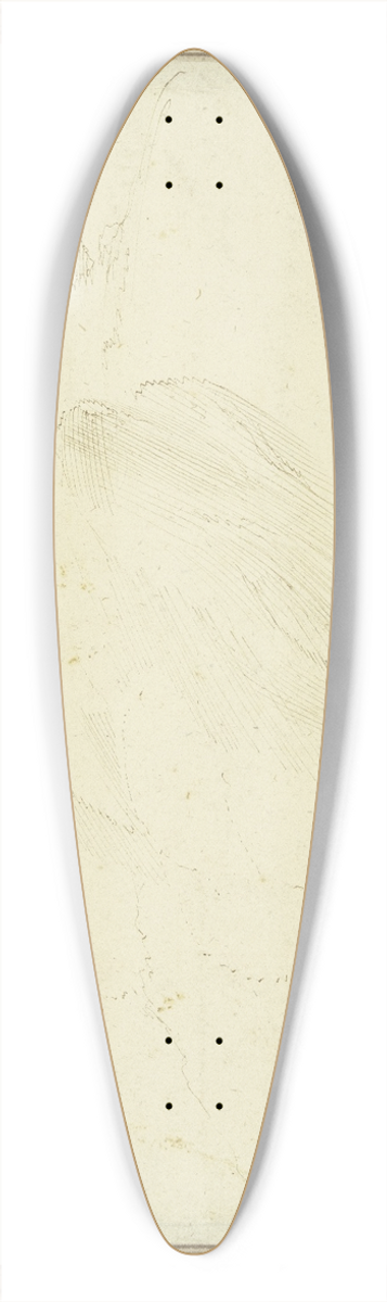 Fra Bartolomeo - Landscape with the Ruins of an Archway 39.3 inch art pintail longboard deck