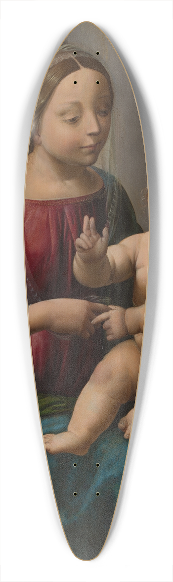 Fra Bartolomeo - Madonna and Child with the Young Saint John the Baptist 39.3 inch art pintail longboard deck