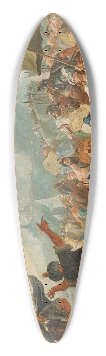 Francesco Fontebasso - The Triumph of David 39.3 inch art pintail longboard deck