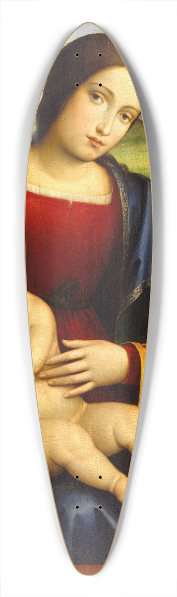 Francesco Francia - Madonna and Child with Saints Francis and Jerome 39.3 inch art pintail longboard deck