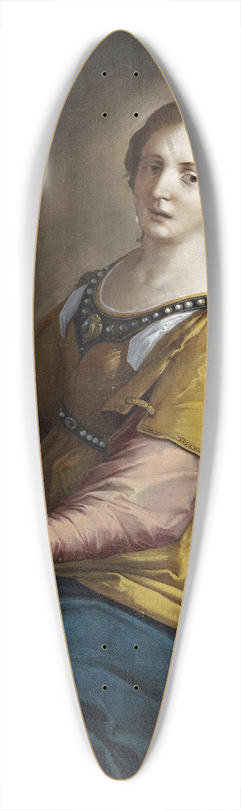 Francesco Gessi - Saint Cecilia 39.3 inch art pintail longboard deck