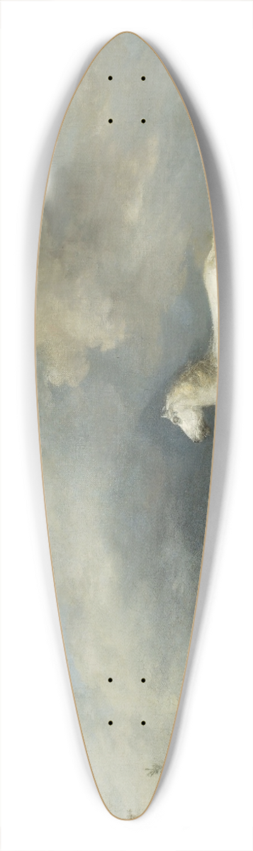 Francesco Giuseppe Casanova - Band of horses 39.3 inch art pintail longboard deck