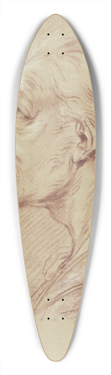 Francesco Giuseppe Casanova - Brustbild eines Mannes mit Schnurrbart im Profil nach links 39.3 inch art pintail longboard deck