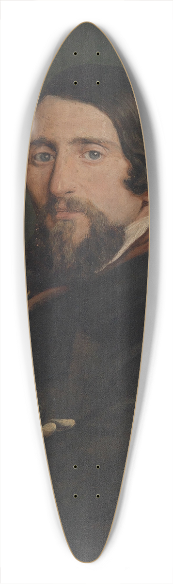 Francesco Hayez - Herrenbildnis 39.3 inch art pintail longboard deck