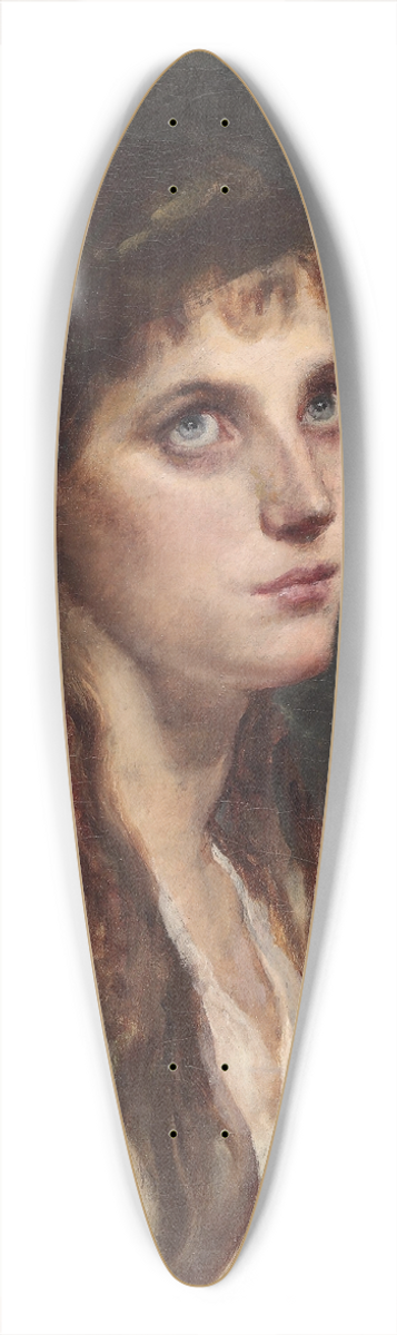 Francesco Hayez - Mdchen mit gefalteten Hnden 39.3 inch art pintail longboard deck