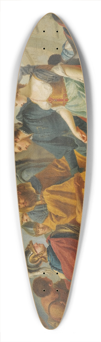 Francesco Lorenzi - The Continence Of Scipio 39.3 inch art pintail longboard deck