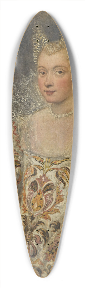 Francesco Montemezzano - Portrait Of A Noblewoman 39.3 inch art pintail longboard deck