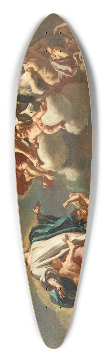 Francesco Solimena - The Assumption Of The Virgin 39.3 inch art pintail longboard deck