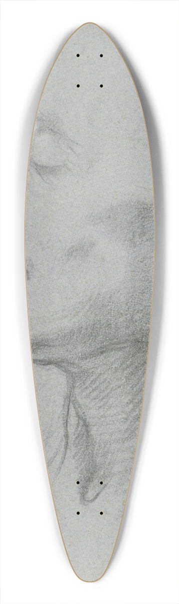 Francesco Vanni - Portrt eines Mannes mit geschlossenen Augen im Profil nach links 39.3 inch art pintail longboard deck