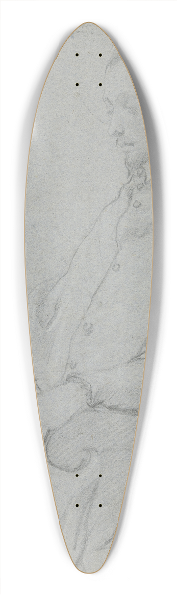 Francesco Vanni - Portrt eines sitzenden Kardinals im Profil nach links, den Blick gesenkt 39.3 inch art pintail longboard deck