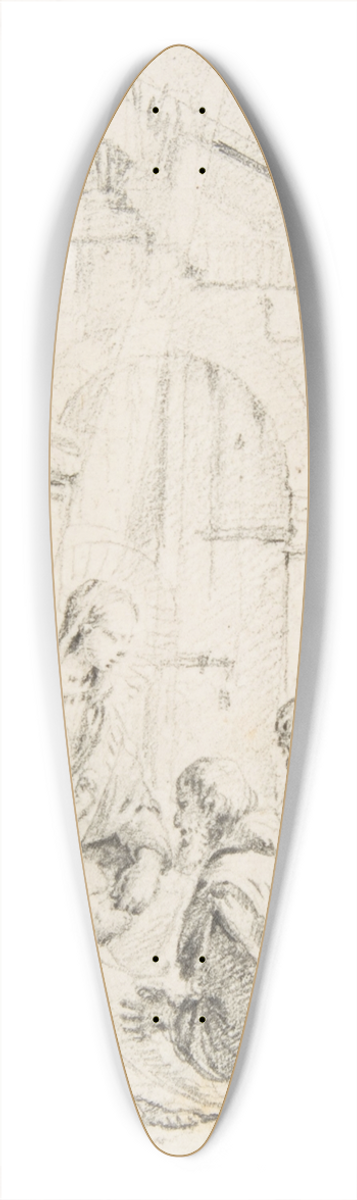 Francesco Zugno - The Adoration of the Magi 39.3 inch art pintail longboard deck