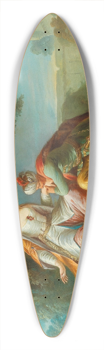 Francesco Zugno - The Amorous Sultan 39.3 inch art pintail longboard deck