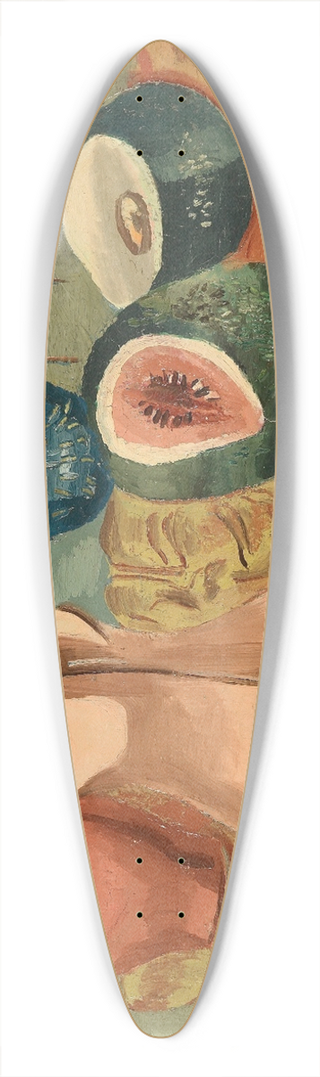 Frances Hodgkins - Cut melons 39.3 inch art pintail longboard deck
