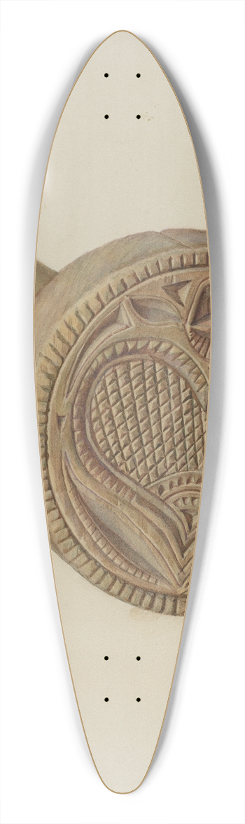 Frances Lichten - Butter Mold 39.3 inch art pintail longboard deck