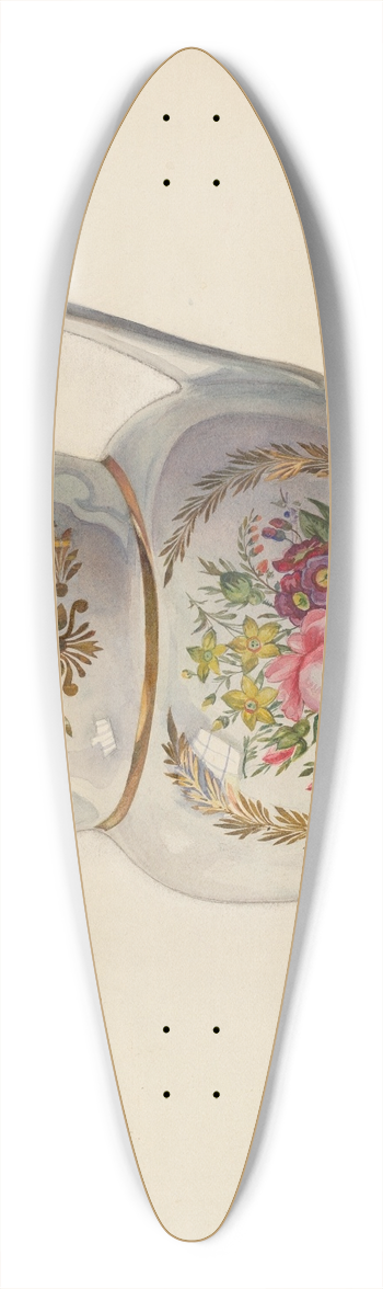 Frances Lichten - Pitcher 39.3 inch art pintail longboard deck