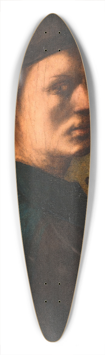 Franciabigio - Portrait Of A Man 39.3 inch art pintail longboard deck